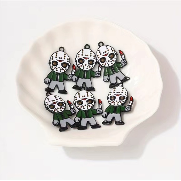 Jason Voorhes Friday the 13th earrings - Picture 1 of 1